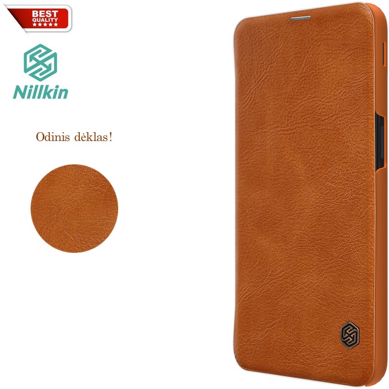 Odinis atverčiamas dėklas rudas qin (GALAXY J6 PLUS 2018) Odinis atverčiamas dėklas rudas qin (GALAXY J6 PLUS 2018)